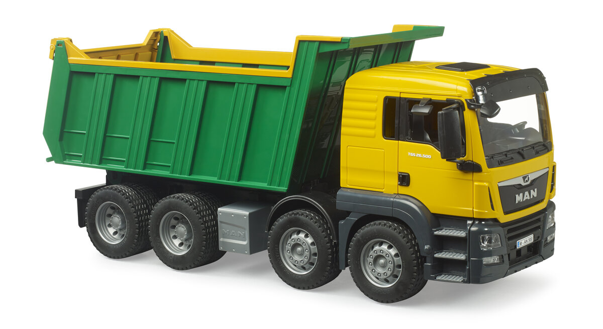 Bruder, 03766, Man, Tgs, Kipp-Lkw, Transport, Lastwagen, Fahrzeug, Maschine, Rad