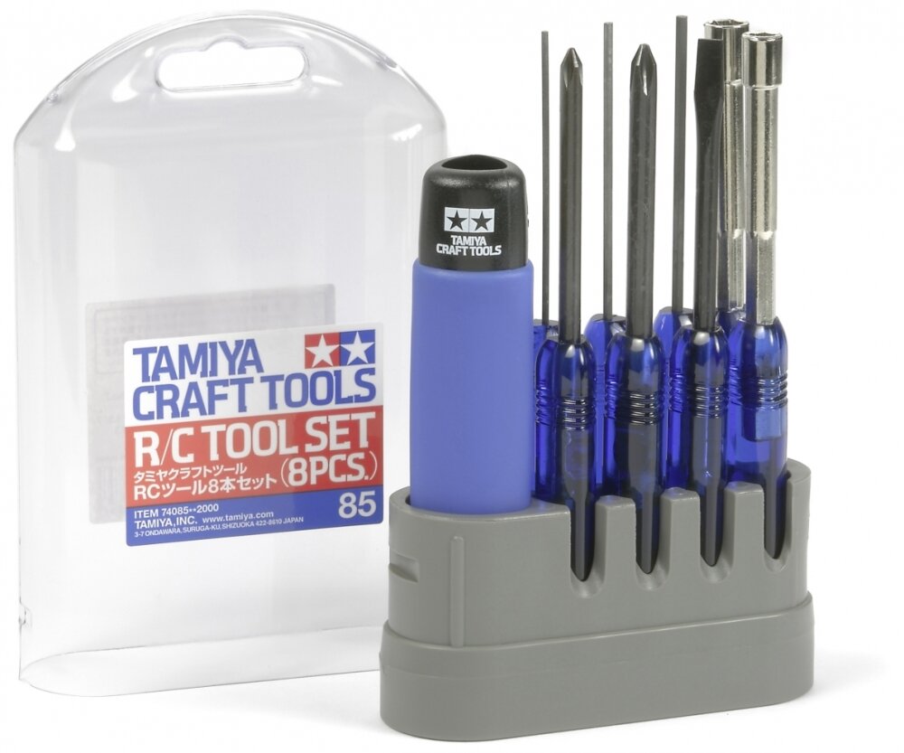 Tamiya, RC-Werkzeugset, 8tlg., 300074085, Gerät, Schraubenzieher, Werkzeug