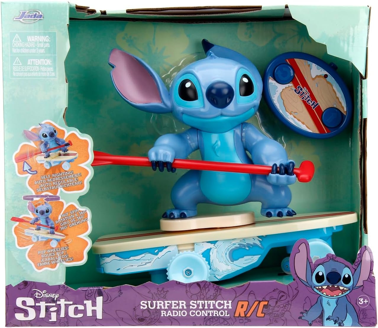 Jada RC Surfer Stitch - Ferngesteuertes Stunt-Fahrzeug 2.4 GHz 253074009