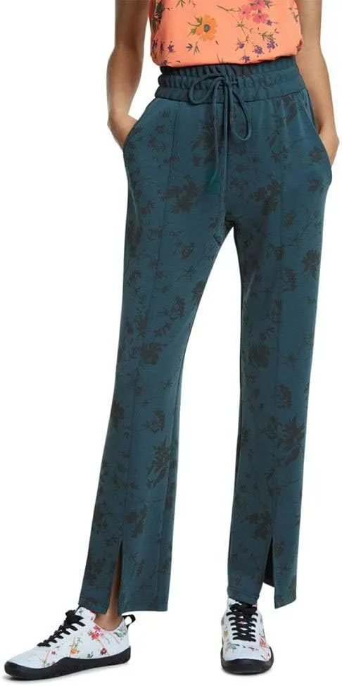 Desigual Damen Hose „Pintuck Gardens“ - Khaki 20SOPK03 GR. M