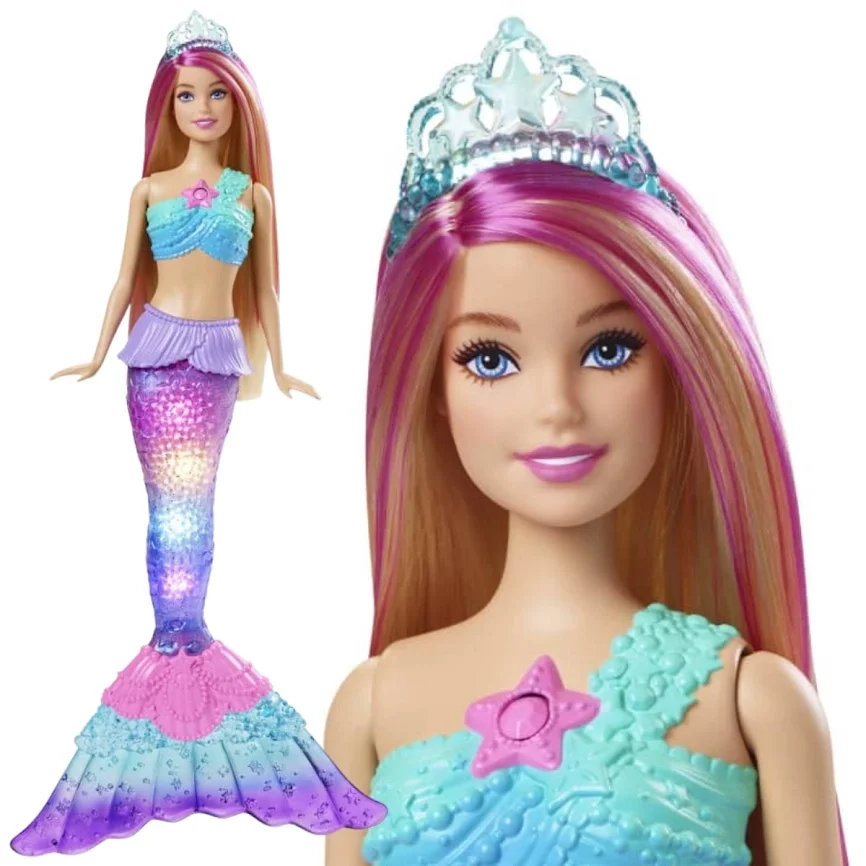 Barbie, Zauberlicht, Mee, Malibu, Puppe, HDJ36
