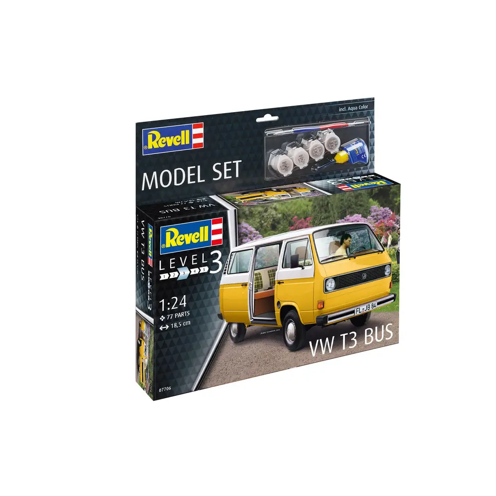 Revell 67706 VW T3 Bus - Modellbausatz 1:25