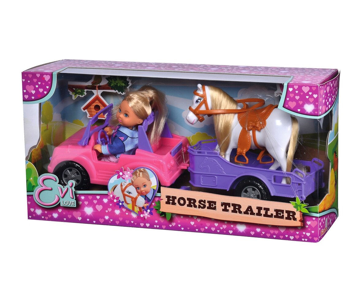 Evi, LOVE, Evi, Horse, Trailer, 105737460, Figur, Person, Puppe, Spielzeug, Rad