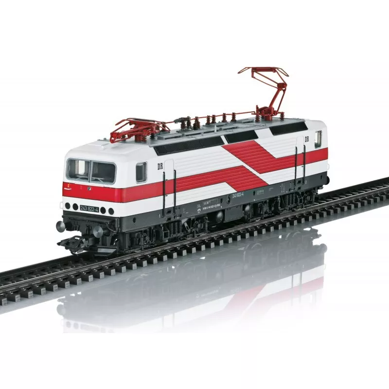 Märklin, H0, 37486, E-Lok, BR, 143, der, EBS, "Weiße, Lady", mfx+, /, Sound, Eurotrain, Exklusivmodell