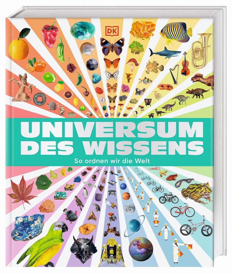 Universum, des, Wissens, Fahrrad, Geige, Vogel