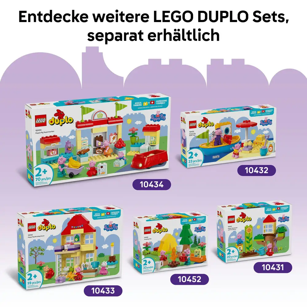 LEGO® DUPLO 10453 Peppa Pig Campingausflug