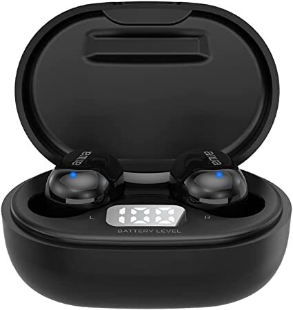 Aiwa, EBTW-150BK, Auriculares, Micro, EarBuds, Negro, Bluetooth/TACTIL/ESTUCHE, CARGA/PANTALLA, LED/2XMIC, EBTW-150BK, Elektronik, Sprecher