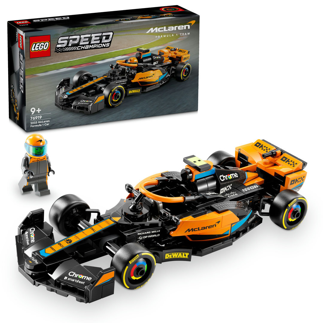 LEGO® Speed Champions McLaren Formel-1 Rennwagen 2023 76919 Auto, Formel Eins, Fahrzeug, Spielzeug, Rad