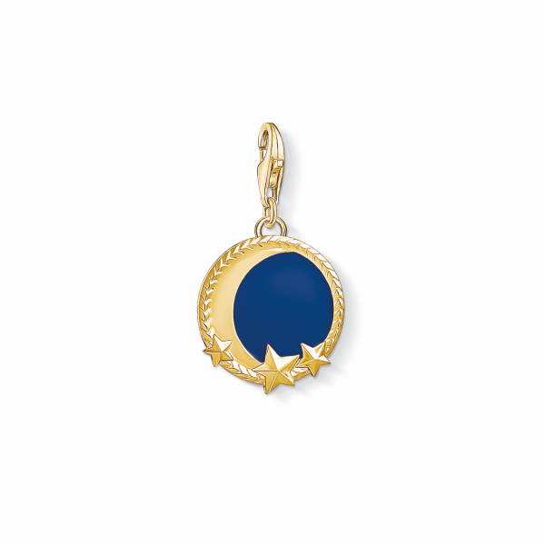 Thomas Sabo Anhänger Charm-Club Mond & Sterne 1664-427-32 Thomas, Sabo, Anhänger, Charm-Club, Mond, &, Sterne, 1664-427-32, Zubehor, Gold, Schmuck, Medaillon, Anhänger
