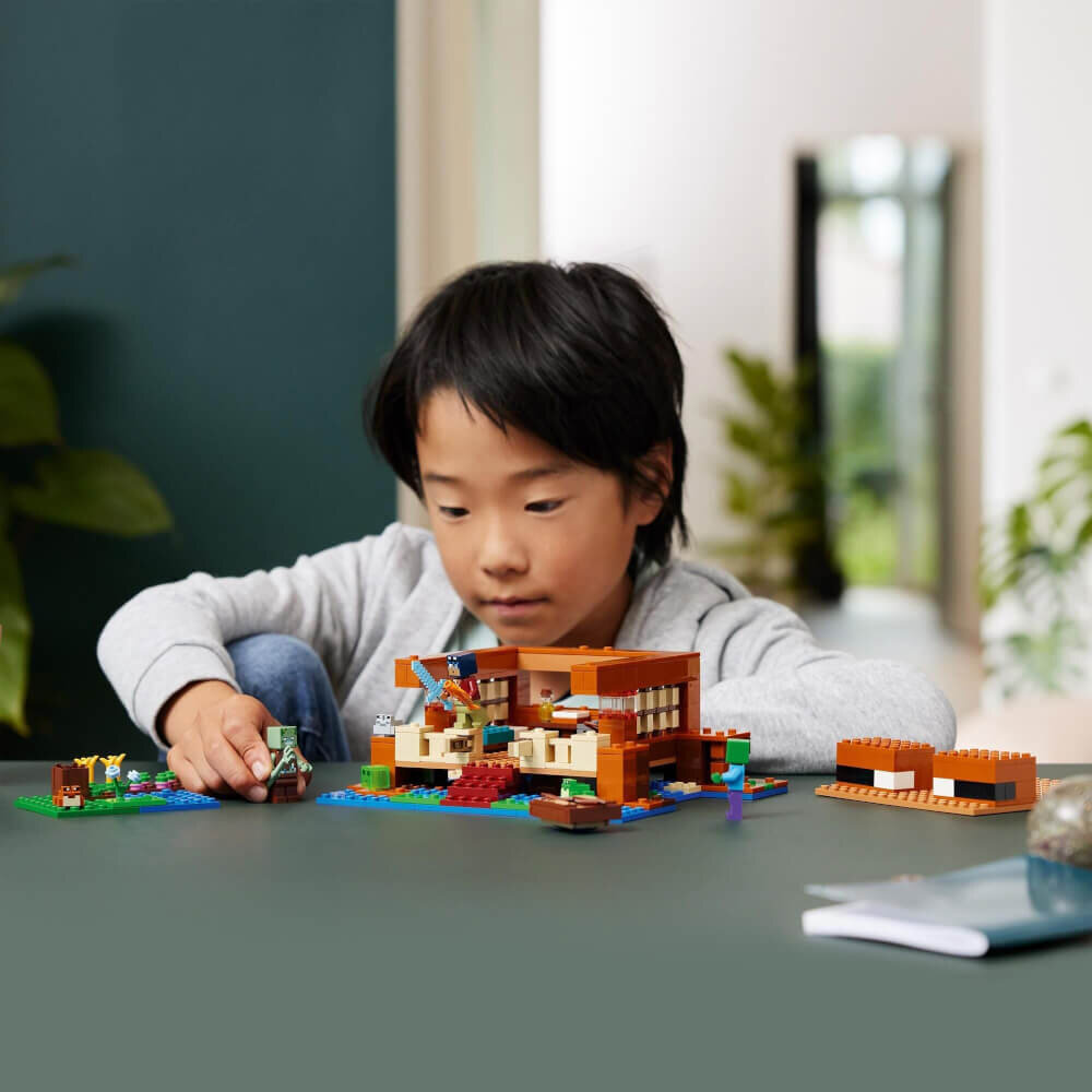 LEGO® Minecraft™ Das Froschhaus 21256 Spielzeug, Junge, Kind, Männlich, Person