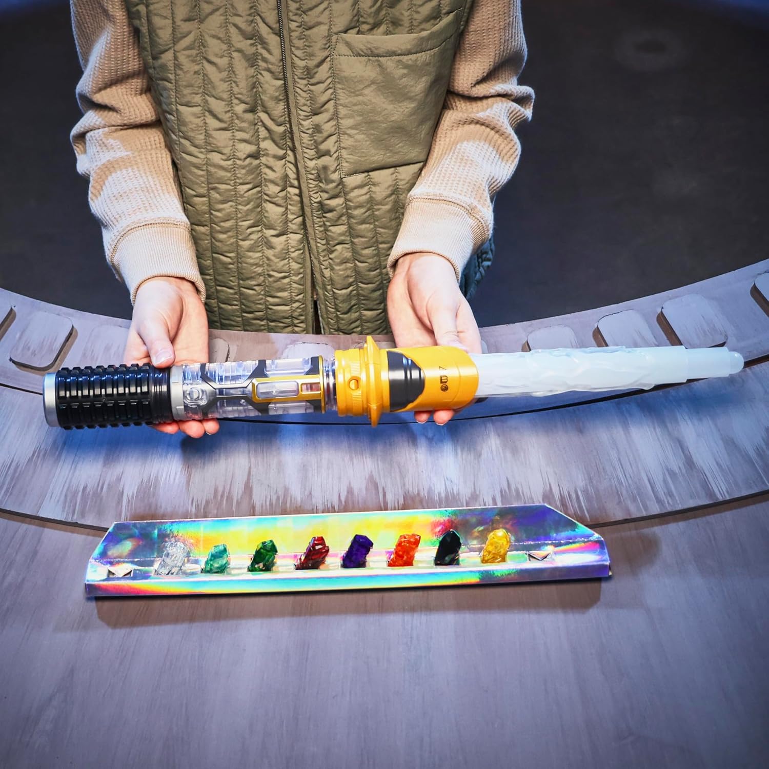 Star Wars Power Crystal Lightsaber Gerät, Schraubenzieher, Werkzeug, Schwert, Waffe
