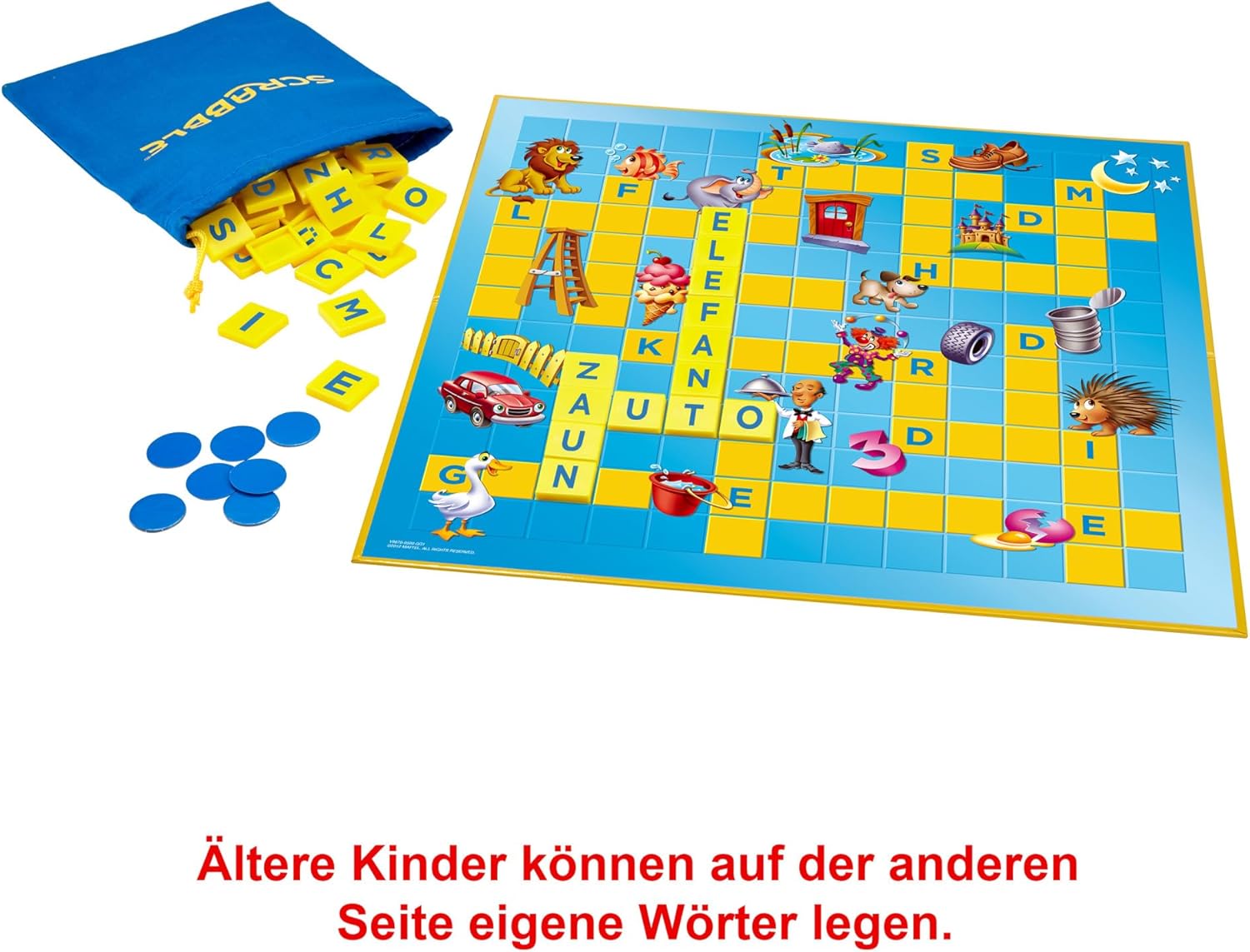 Scrabble Junior - Das Lernspiel für Kinder (Y9670)