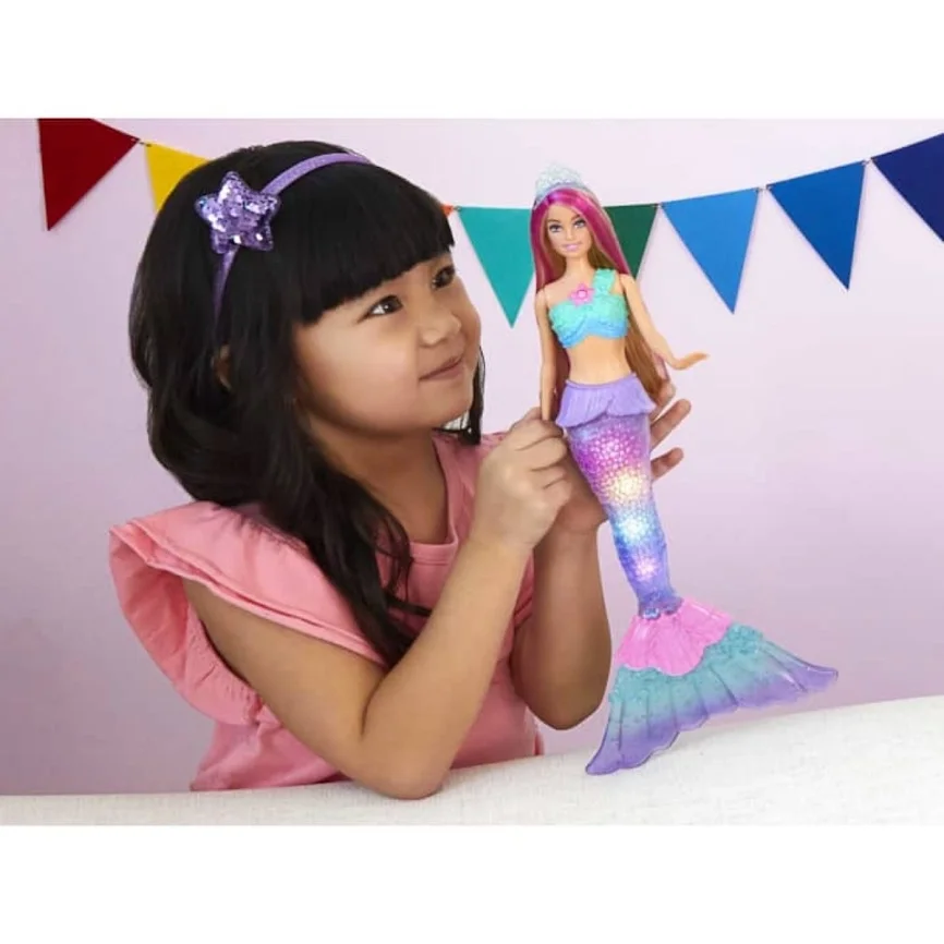 Barbie, Zauberlicht, Mee, Malibu, Puppe, HDJ36