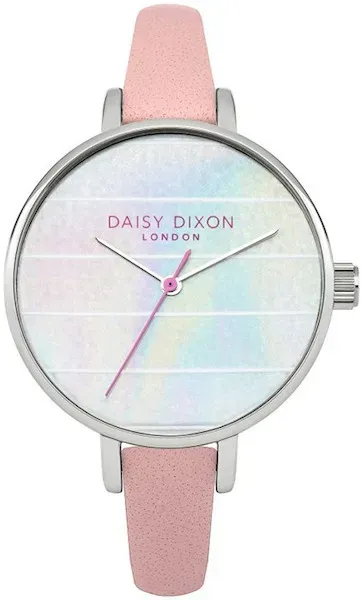 Daisy Dixon „Kylie“ DD024WRG - Damenuhr, Ø 36 mm, Lederband Weiß