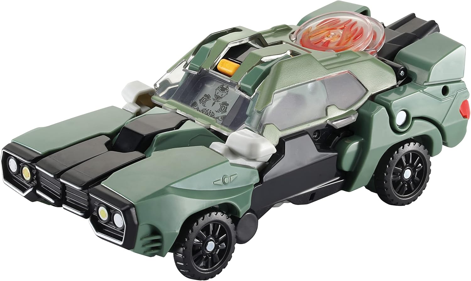 VTech Switch & Go Dinos Launcher-T-Rex aus grünem Kunststoff, verwandelt sich von Dino zu Fahrzeug, LCD-Effekte, 3 Launch Discs, Sound & Modus-Sätze, kindersicheres Batteriefach, ab 3 J., Spielzeug, Spielzeug