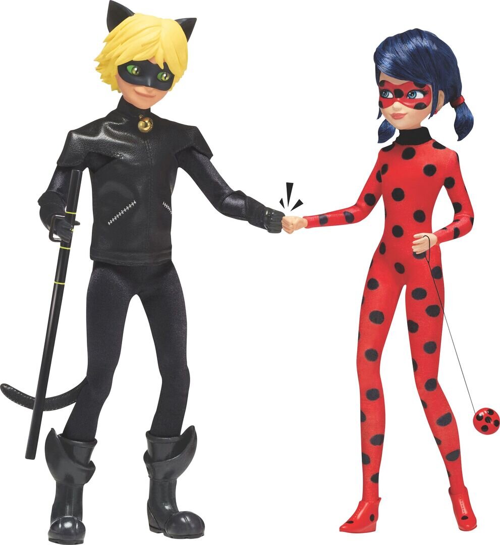 Miraculous, Ladybug, und, Cat, Noir, ca., 26cm