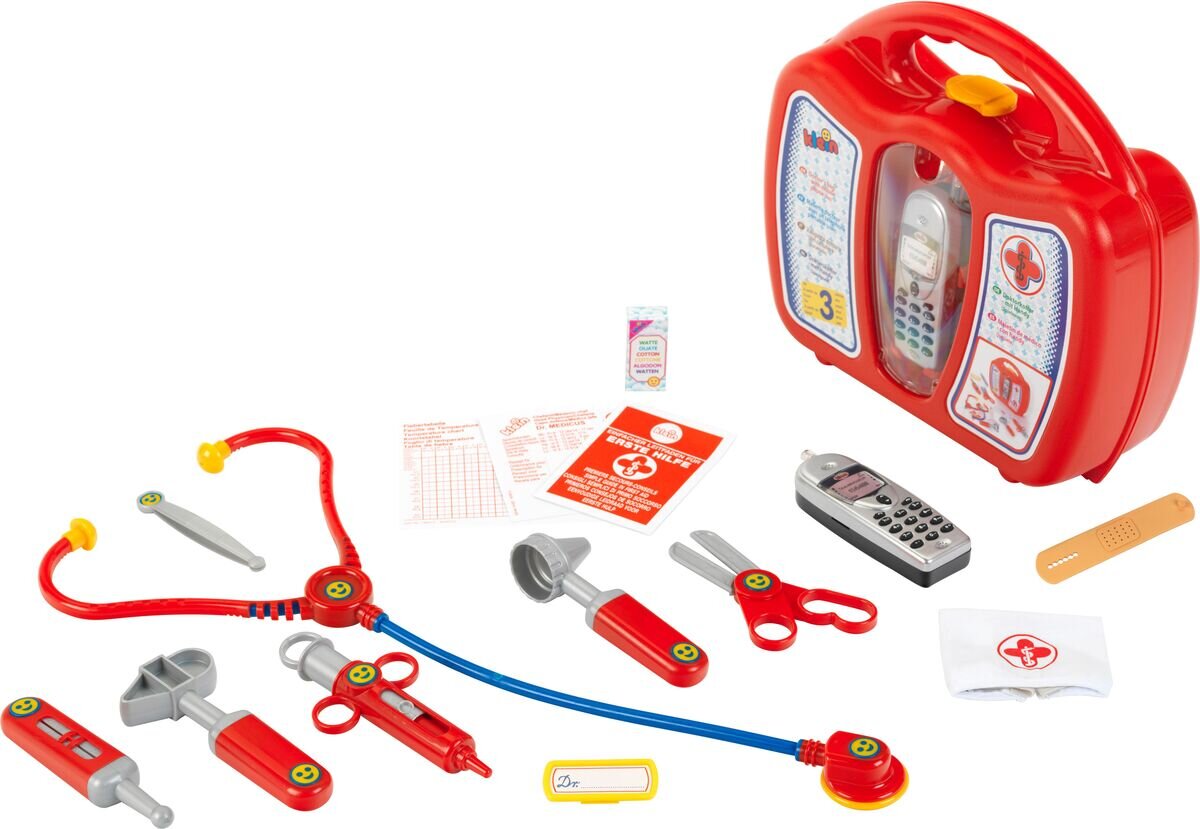 Theo, Klein, Doktorkoffer, mit, Handy