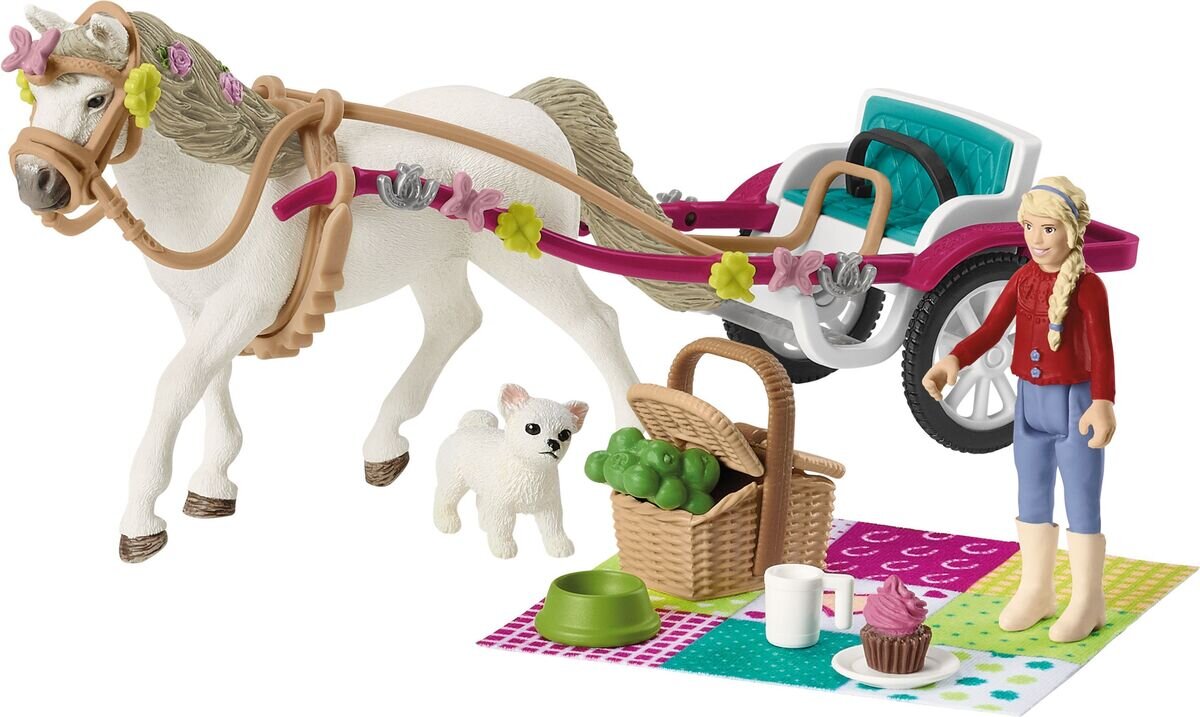 schleich, Horse, Club, 42467, Kutsche, für, Pferdeshow, Person, Figur