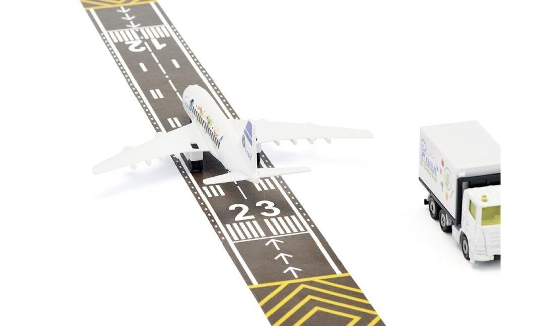 Siku, Flughafen, Set, Flugzeug, Transport, Fahrzeug, Lastwagen, Verkehrsflugzeug