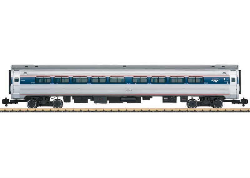 LGB, L31203, Amtrak, Schnellzugw.Couach, Pha, Personenkraftwagen, Fahrzeug, Zug, Maschine, Rad