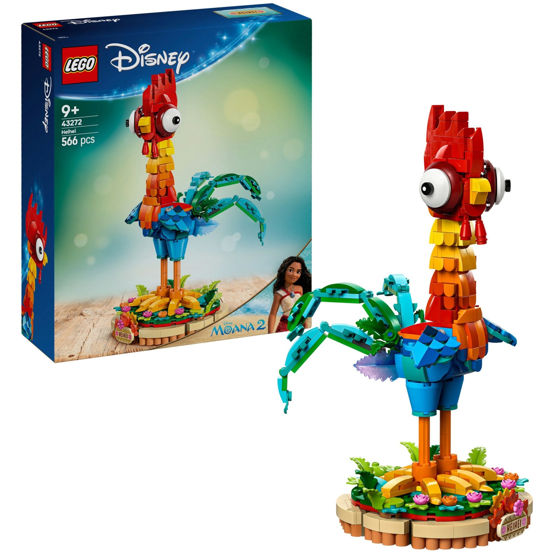 LEGO® Disney Prinzessin 43272 Heihei Figur zum Ausstellen Person
